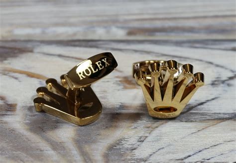 rolex cufflink|rolex crown cufflinks.